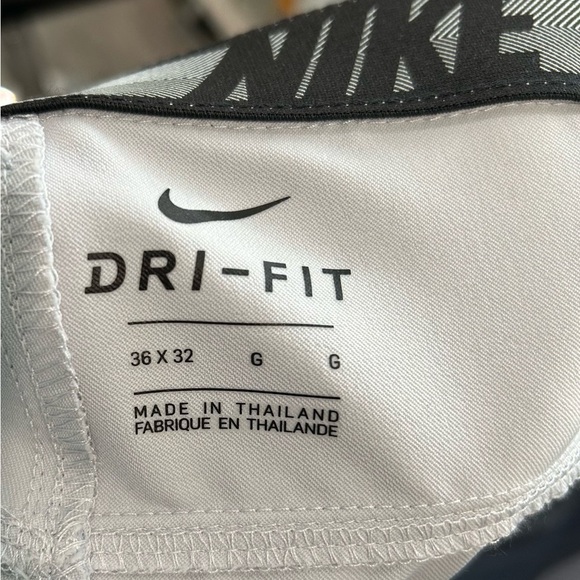 NWT Nike Dri-FIT Mens Golf Pants Pale Blue Slim Fit Comfort Sz 36x32 Athleisure - Picture 3 of 11